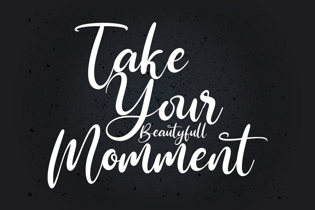 Chime Bells Beauty Script Font, a Script Font by MACK 75 (Photo 4 of 10)