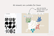 200+ OCEAN CLIPARTS - HAND DRAWN, a Seasonal Illustration by JuDesign (Thumbnail 17 of 23)