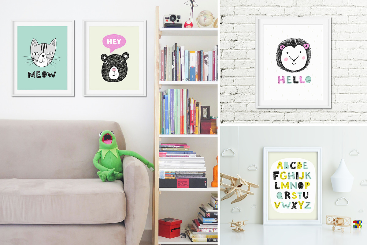 Funny Animals Set, an Animal Illustration by Bosotochka♥Art (Photo 5 of 10)