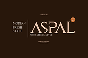 Aspal Typeface Font, a Serif Font by Graphicfresh (Thumbnail 1 of 5)