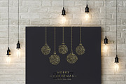 Christmas Gold Line Art Set, a Graphic by Cienpies Design (Thumbnail 7 of 7)