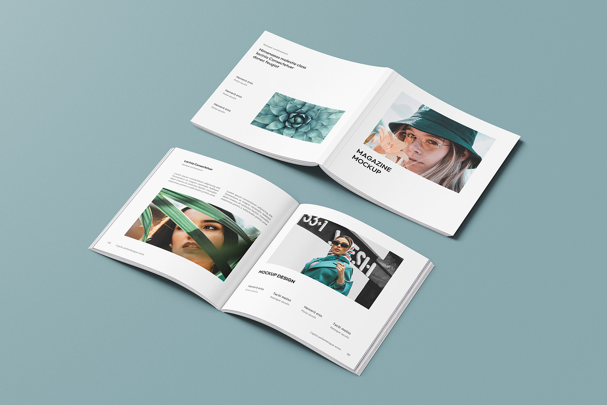 Square Magazine / Brochure Mockup, a Books & Magazine Mockup by Mockup Supper (Photo 15 of 22)