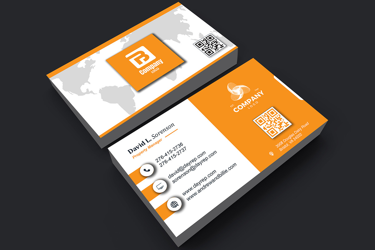 Urban Realtor Card PSD preview 5