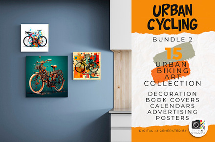 Urban Biking Art Collection Bundle 2