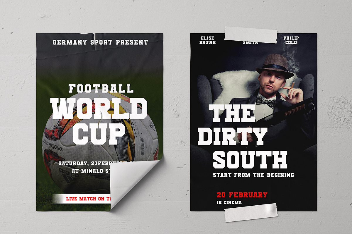BravoTeam Sporty Font, a Sans Serif Font by RantautypeStudio (Photo 9 of 13)