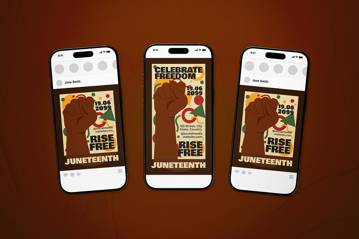Juneteenth Event Flyer Set, a Flyer Template by The Good Store (Photo 2 of 2)