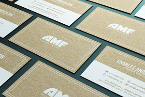 Simple Kraft Business Card