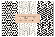 Geometric Seamless Patterns Set 7, a Pattern Graphic by Curly_Pat (Thumbnail 1 of 5)