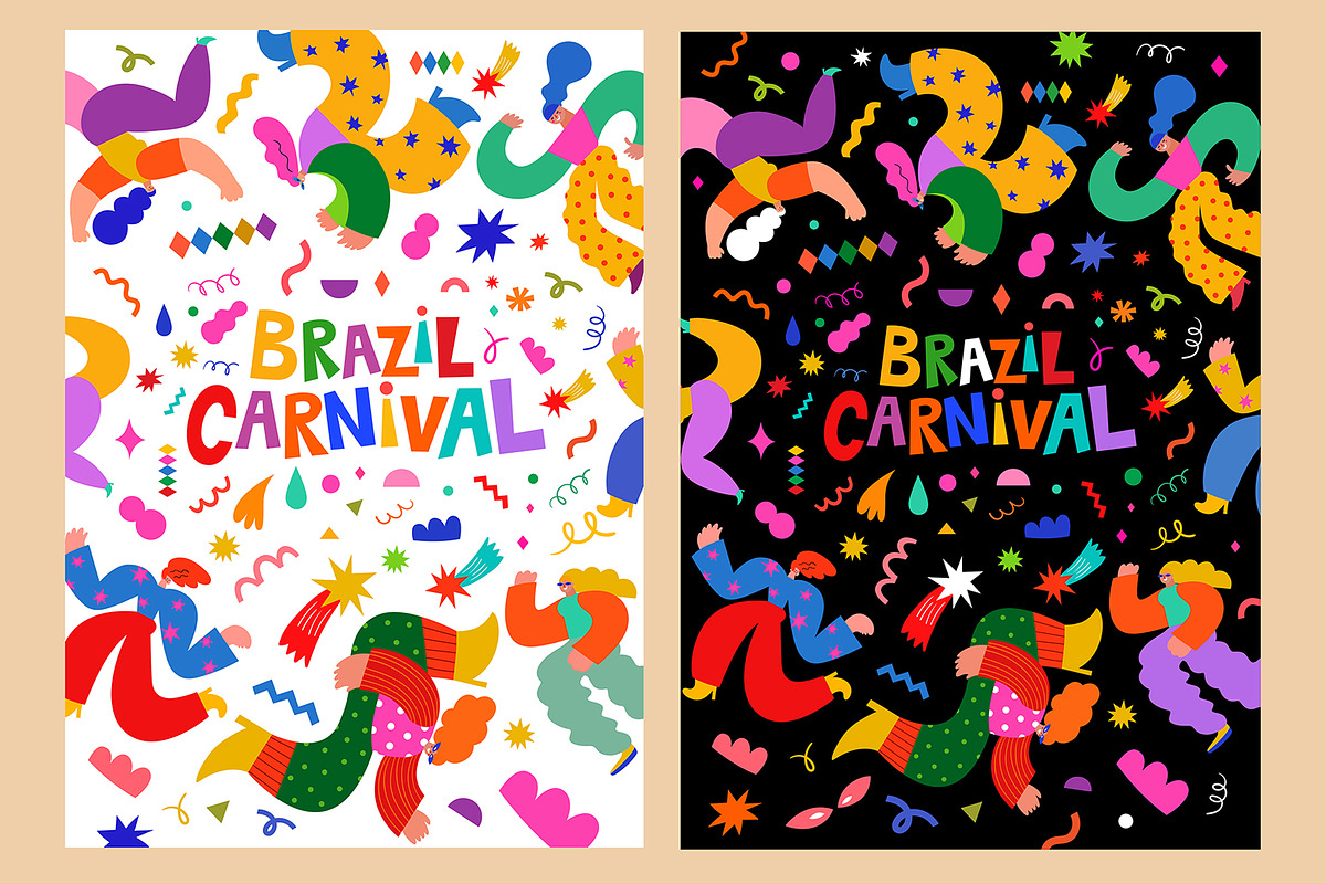 Happy Carnival collection!, a Person Illustration by MoleskoStudio (Photo 5 of 9)
