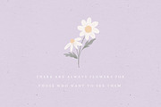 WATERCOLOR DAISY / illustration set, an Illustration by KruthDesign (Thumbnail 7 of 7)