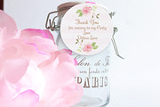 Watercolor Flowers thank you tag, a Templates & Theme by ThePaperOwl (Thumbnail 1 of 2)