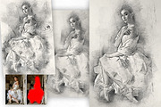 Charcoal Sketch Photoshop Action, an Action Add-On by GorynArt (Thumbnail 10 of 18)