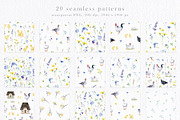 20 Seamless Patterns Collection, a Pattern Graphic by Eva Katerina (Thumbnail 13 of 14)