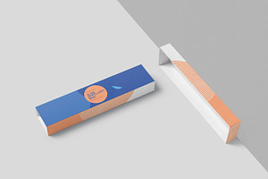 Long Rectangle Slide Box Mockups