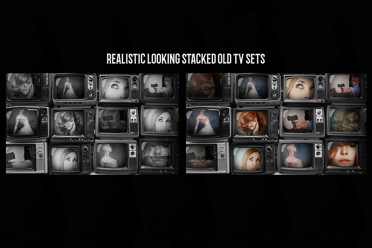 Old TV Stack-Animated GIF generator, a Templates & Theme by the little wonder shop (Photo 3 of 5)