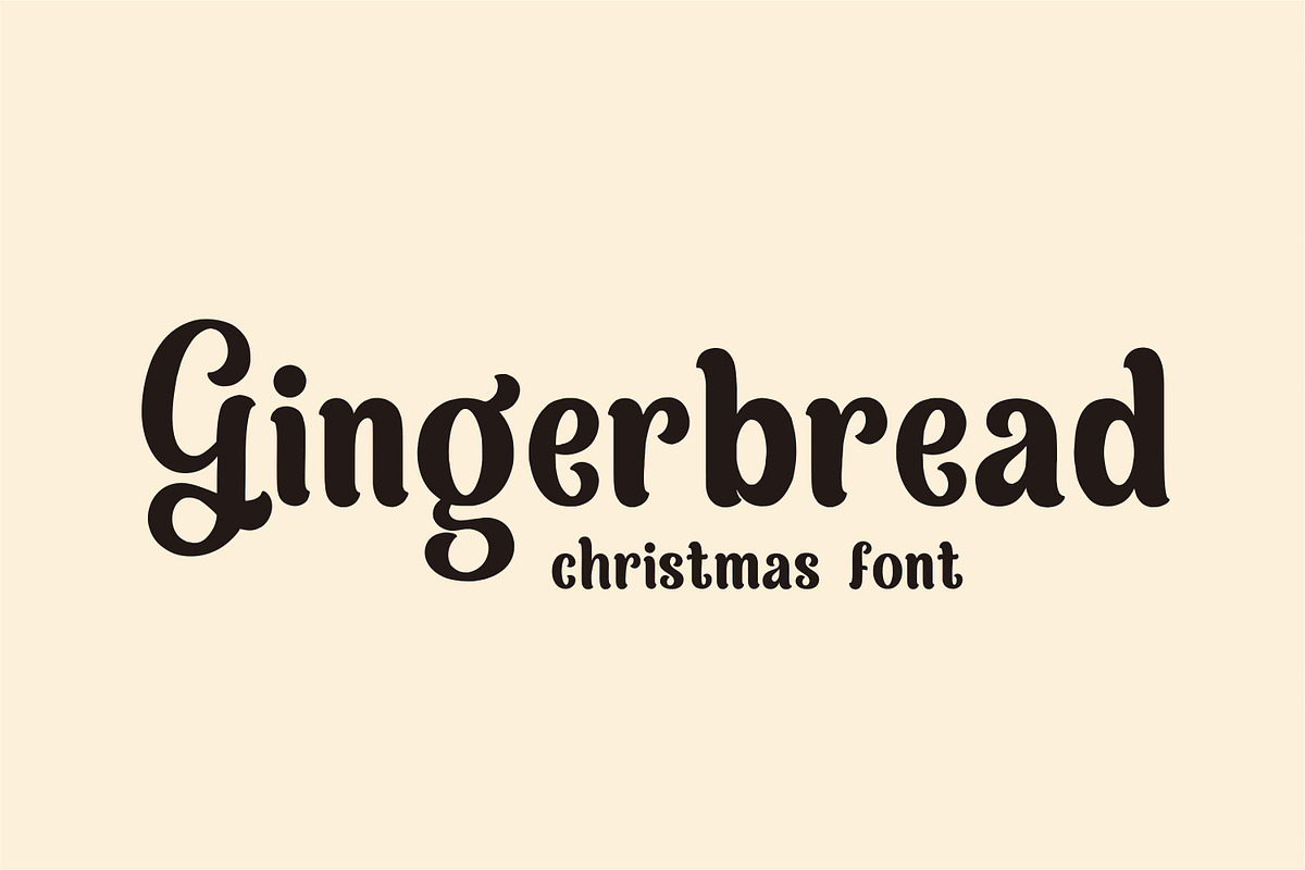 Gingerbread, a Handwritten Font by Mozatype (Photo 1 of 7)