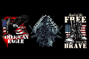 Set of Veteran design pack no 2, an Illustration by The BolzStudio (Thumbnail 3 of 11)