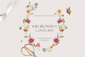 Wildflowers & Animals GRAPHIC BUNDLE