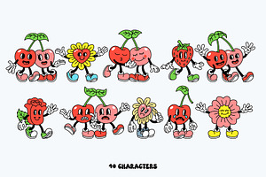 Whimsy Hearts Cartoon Characters