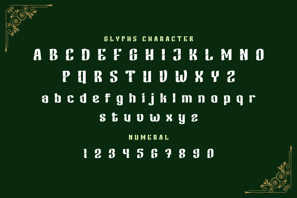 KINURE Blackletter Font, a Blackletter Font by twinstd (Photo 11 of 13)