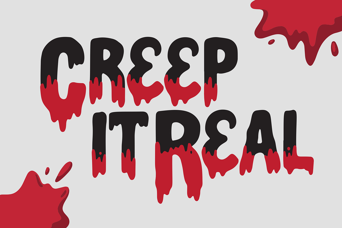Haluween Fonts | Bloody Effect, a Script Font by Nurmiftah (Photo 12 of 13)