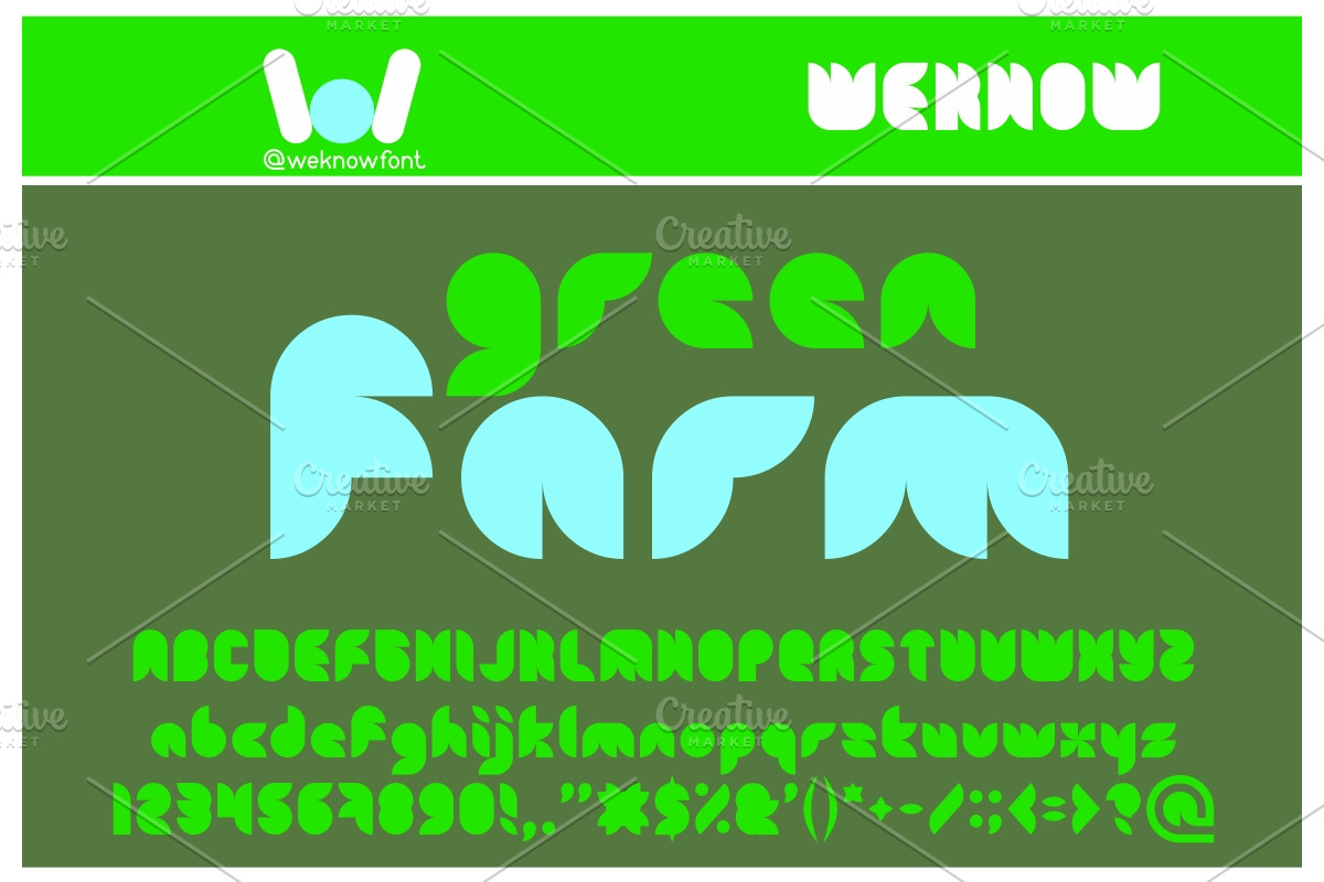 snow mask font, a Font by weknow (Photo 4 of 5)
