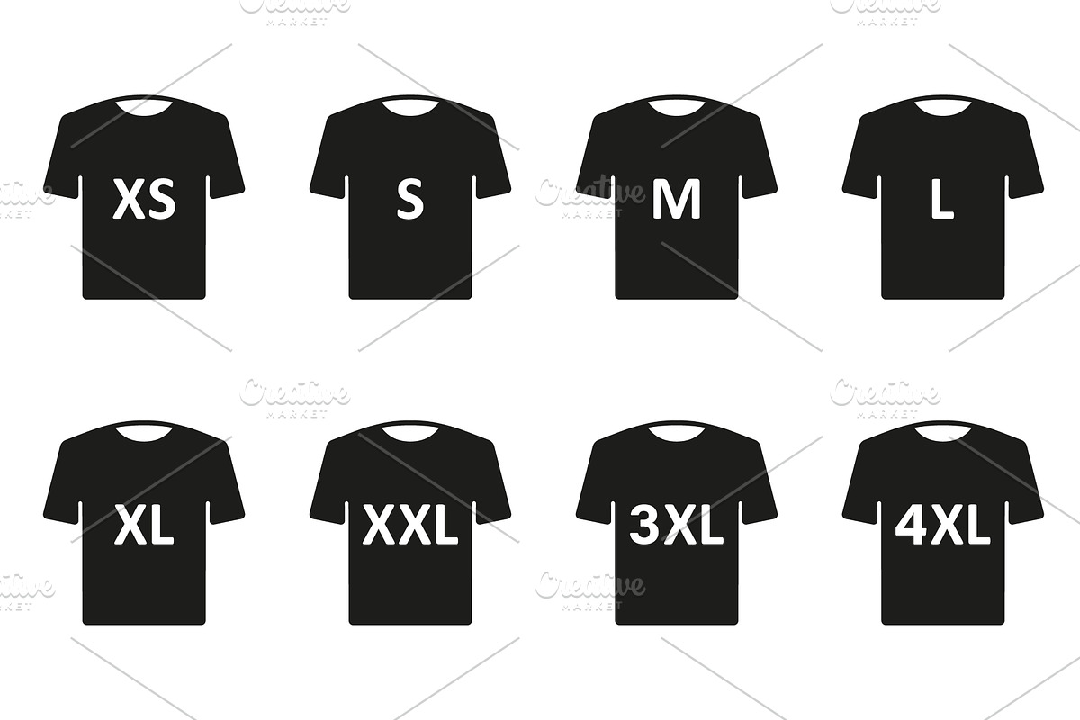 Man or woman Shirt. T-shirt Size, an Object Illustration by Vector Creator
