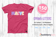Spring Letters Clipart, an Object Illustration by Huckleberry Hearts (Thumbnail 3 of 4)
