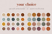 Earthy Watercolor Instagram Covers, a Social Media Template by Indie Grace Design (Thumbnail 2 of 2)