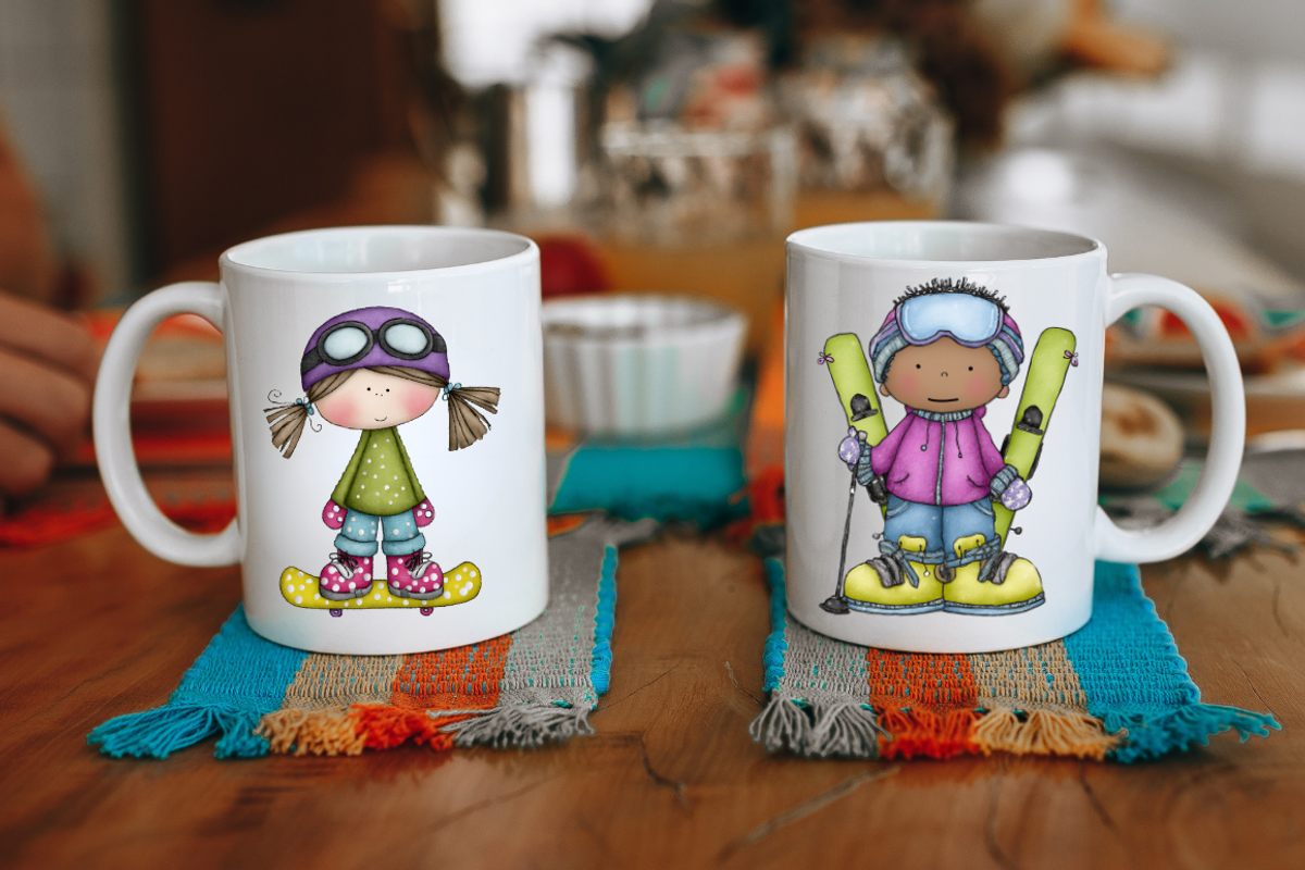 Quirky Kids and Their Sports, a Person Illustration by PrintHaven Designs (Photo 6 of 8)