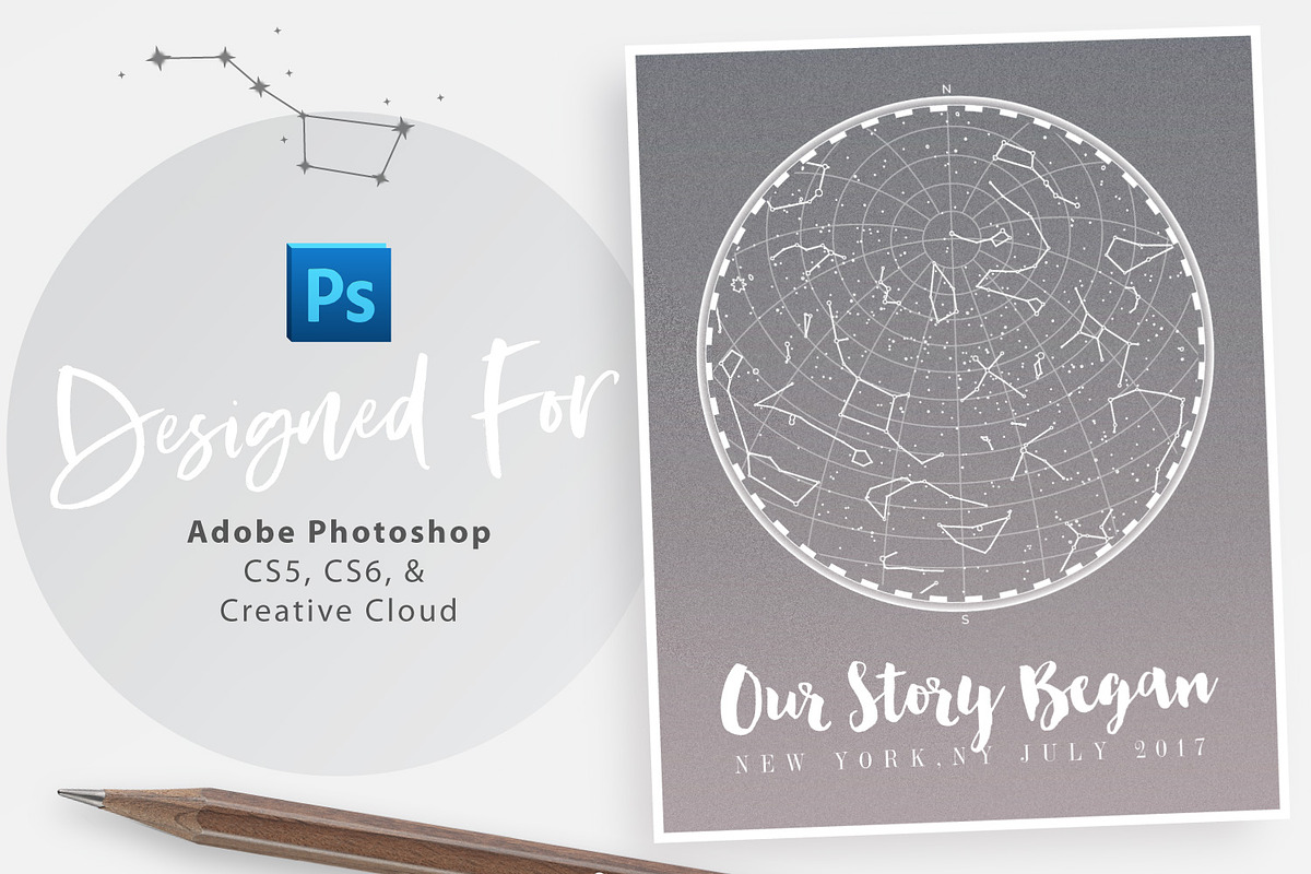 Star Map Poster Creator, Minimal preview 7