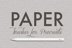 Paper texture brushes for Procreate