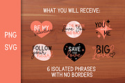 Love Stickers | Valentine Clipart, a Stationery Template by AnnaViolet_store (Thumbnail 4 of 9)