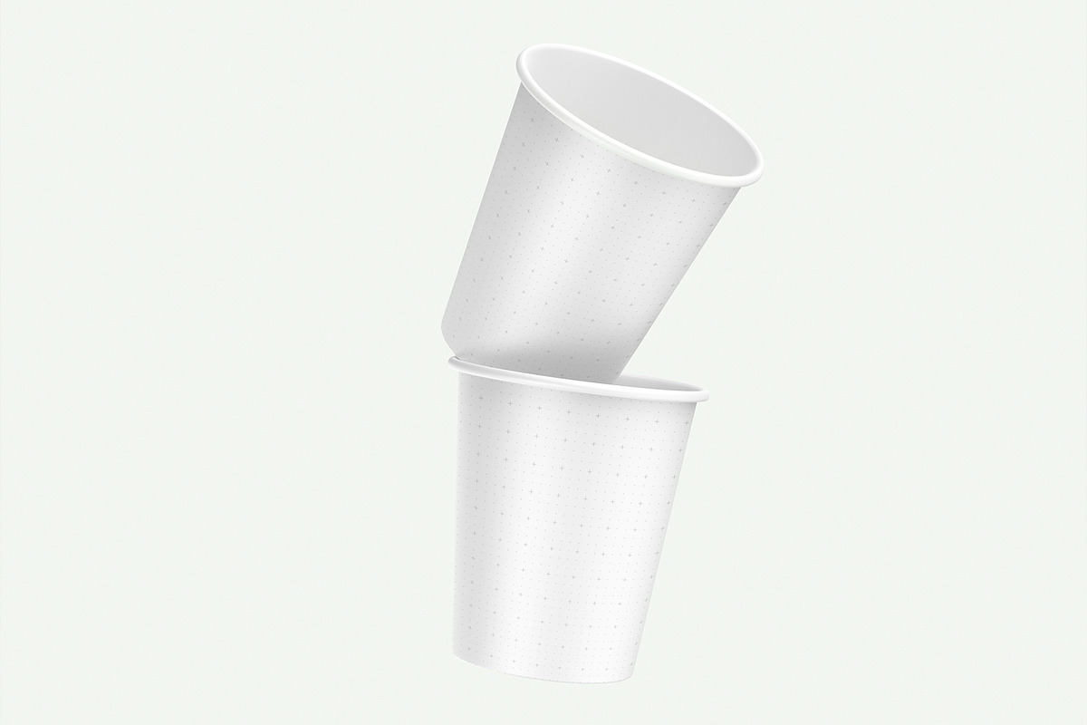 Two Stacked Coffee Cup Mockup, a Product Mockup by graphypix (Photo 4 of 4)