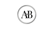 couple initial circle monogram, an Illustration by Amazin_art (Thumbnail 3 of 31)