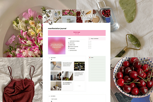 Manifestation journal template, a Websites & App Template by Iasan Design