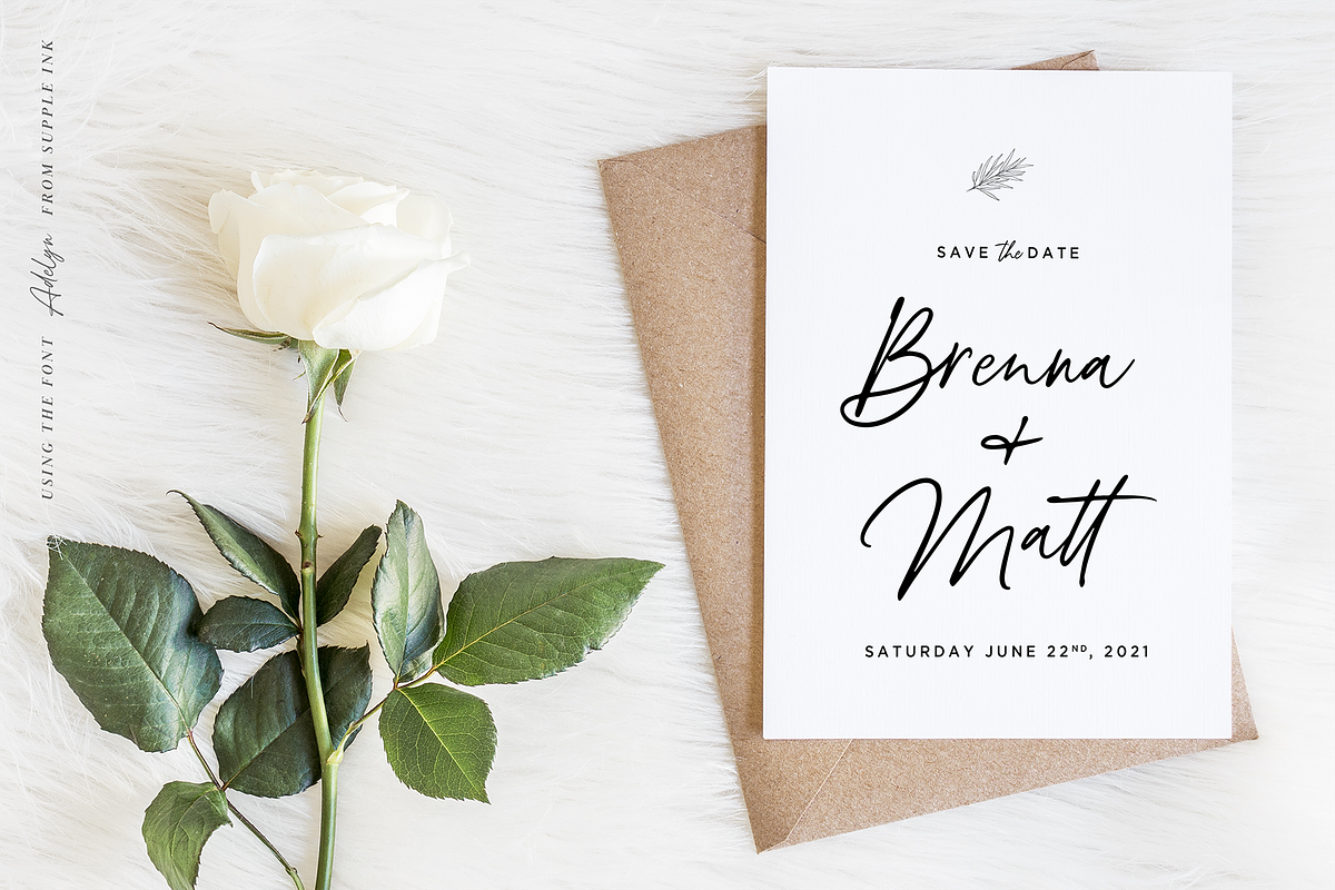 Adelyn Script Font, a Script Font by Freshly Made Type (Photo 5 of 13)
