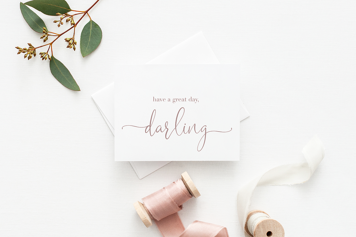 Sophia Ronald // Lovely Script Font, a Script Font by PeachCreme (Photo 21 of 22)