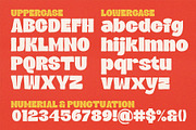 Rooly - Unique Chunky Display Font, a Sans Serif Font by Bentype Studio (Thumbnail 6 of 7)