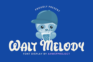 Walt Melody, a Font by ahweproject