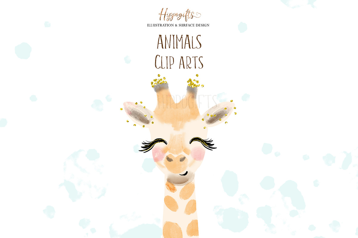Animals cliparts, an Animal Illustration by TheHappyGiftArt (Photo 5 of 6)