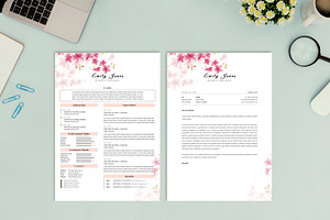Water Color CV-Resume Tempalate *C