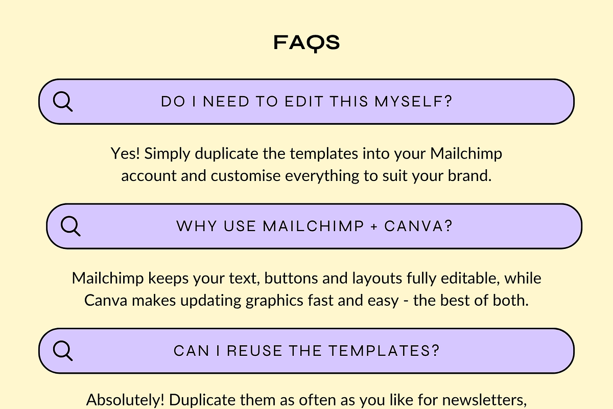 Mailchimp Campaign Templates, an Email Template by The Pixel Palace (Photo 8 of 9)