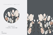 Abstract Pastel Buds, an Illustration by pixelpetals (Thumbnail 2 of 5)