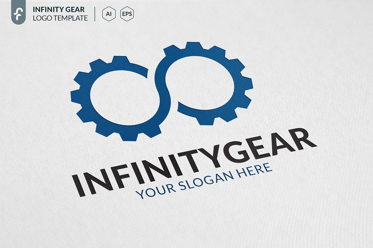 Infinity Gear Logo, a Branding & Logo Template by ft.studio
