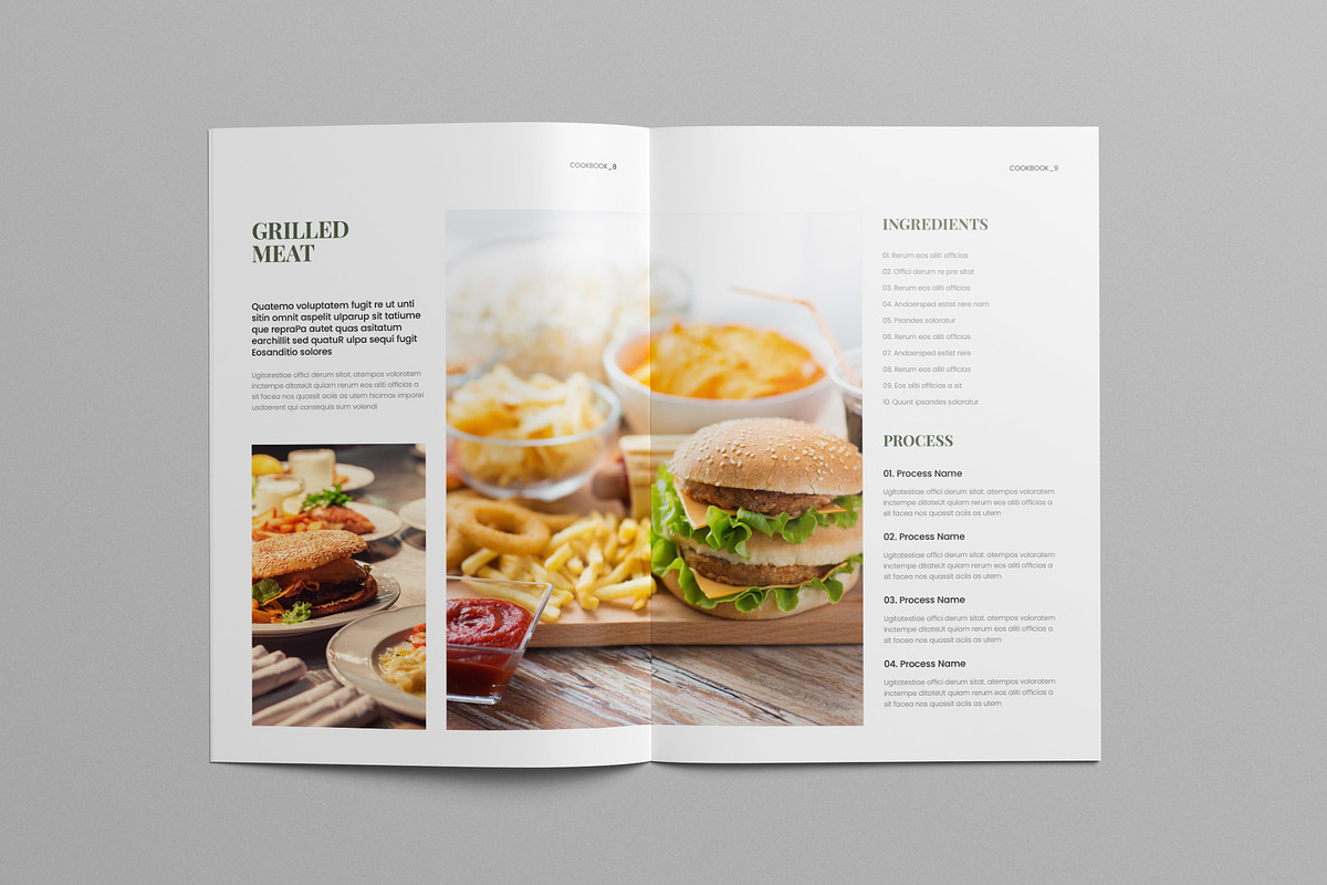 Cookbook Template, a Brochure Template by Pixelpick (Photo 5 of 9)