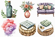 Interior Design Clipart PNG, an Illustration by Libby Wishes (Thumbnail 4 of 7)