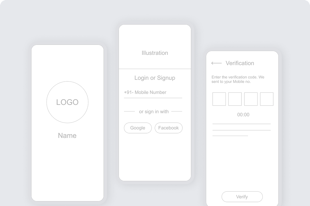 Low & High Fidelity Doctor app, a Templates & Theme by Neha Guleria (Photo 1 of 4)