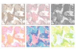 Faux Marble Seamless Patterns Bundle