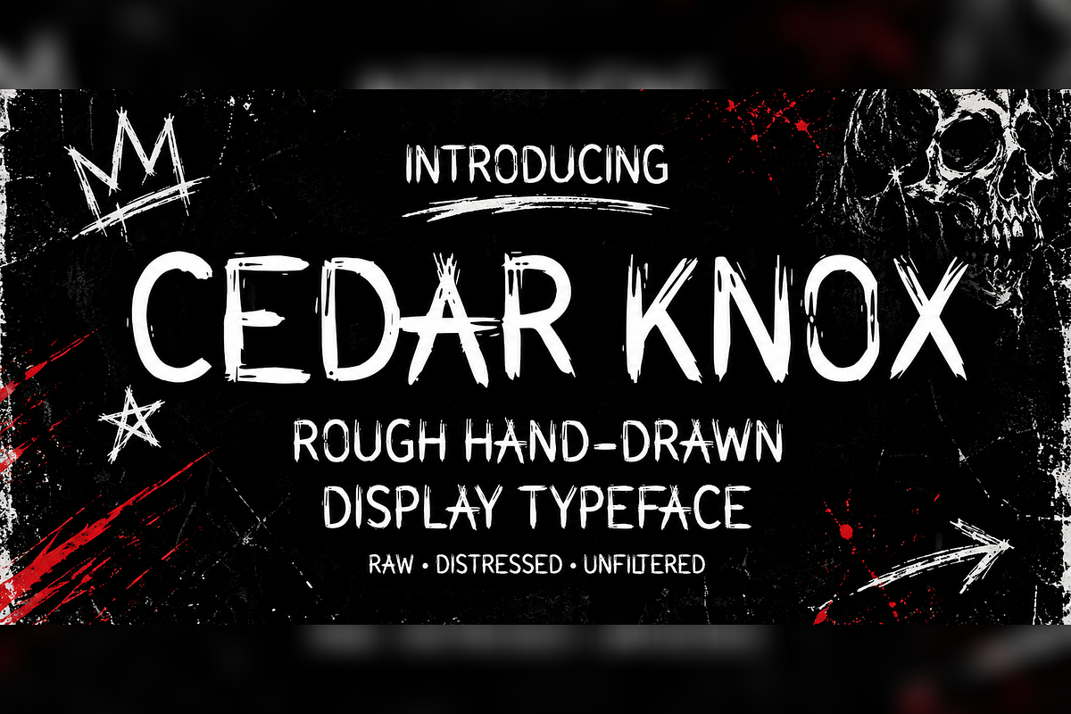Cedar Knox Handcrafted Brush Font, a Handwritten Font by mesuka (Photo 1 of 5)